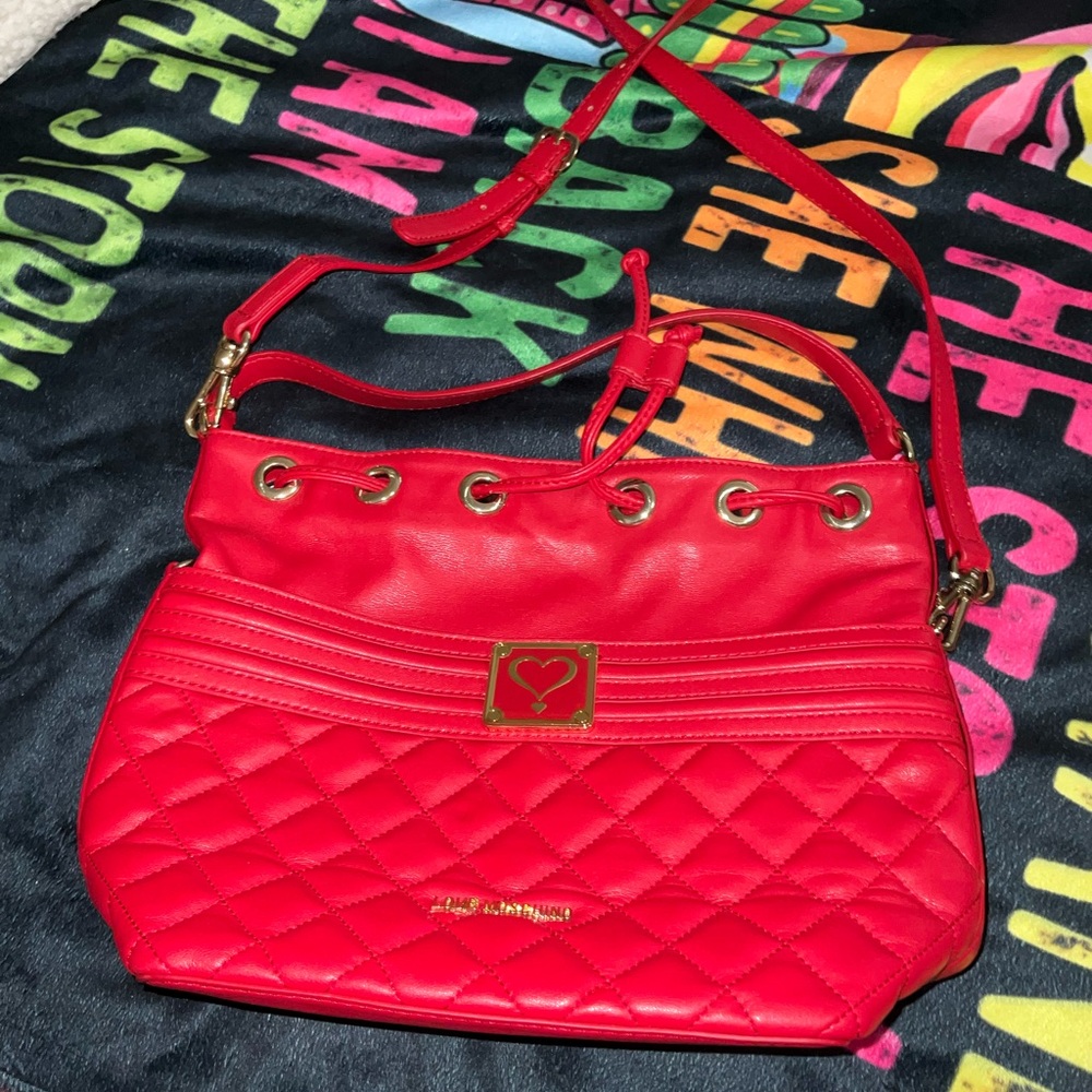 Love Moschino shoulder bucket bag